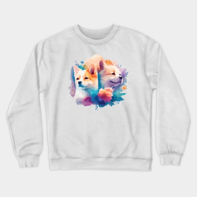 Adorable dog Crewneck Sweatshirt by remixer2020